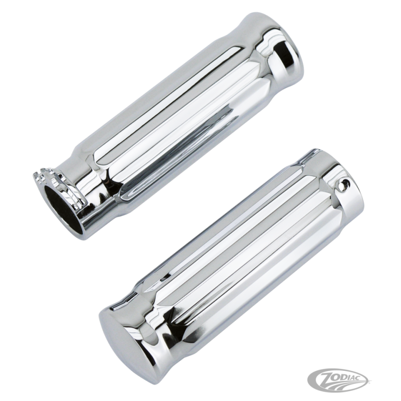 POIGNEES RAINUREES EN ALUMINIUM