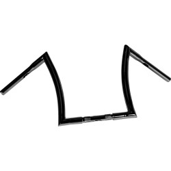 14 Bad Ape Hanger Handlebar Black Powder Coated 1 1/4" Throttle By Wire