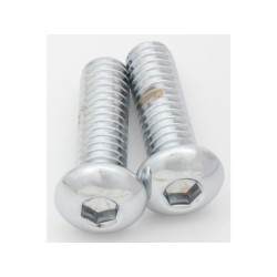 Buttonhead Allen Socket Bolt Pack Chrome Allen head 1/4"-28 UNF 5/8"