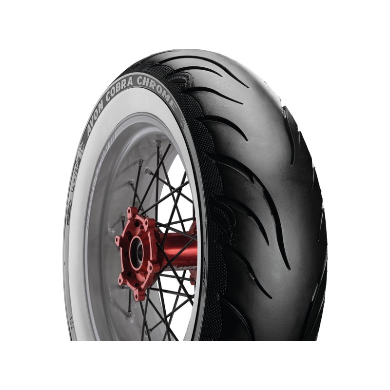 Cobra Chrome Reifen MT/90 B-16 74H TL Reinforced White Wall