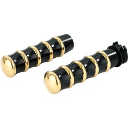 Vintage Grips Black Brass 1" Throttle Cables