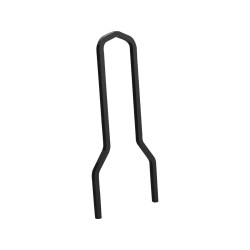 Lowboy Sissy Bar Upright Width: 8,75", Height 19,84" Black