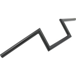 60s Wide Style 6 Handlebar Black Powder Coated 1"