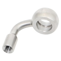 10 mm, Vario Line Banjo Fitting Type 019, 90° Elbow Stainless Steel