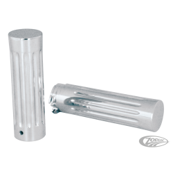 POIGNEES CHROMEES RAINUREES