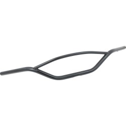 1" Riser Style Hollywood Handlebar Black Powder Coated 1"