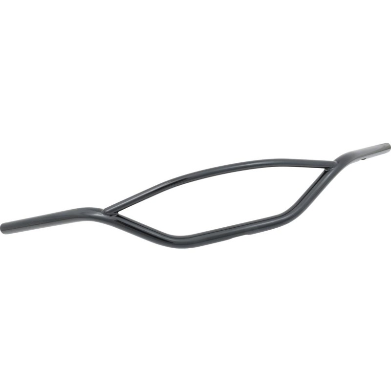 1" Riser Style Hollywood Handlebar Black Powder Coated 1"