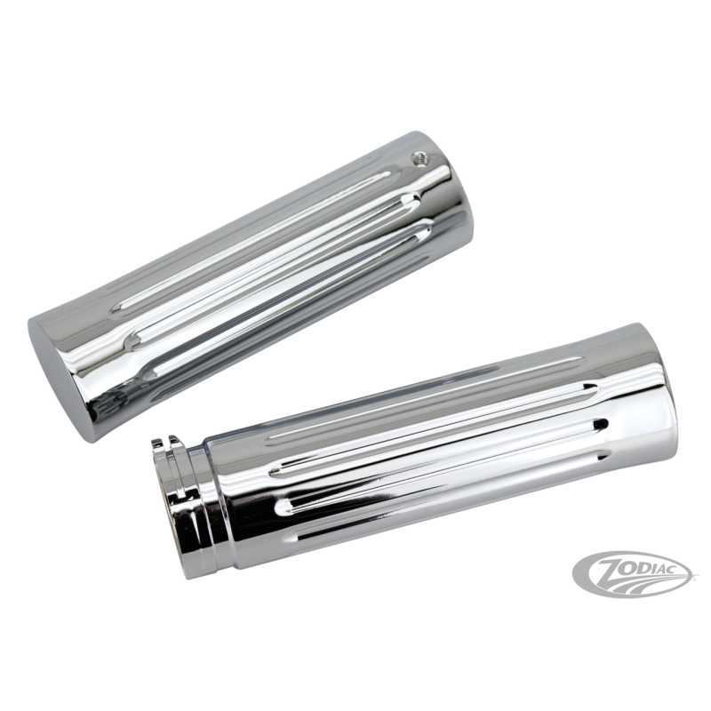 POIGNEES CHROMEES RAINUREES