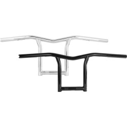 8" Sid Bar Handlebar Black Powder Coated 1" Throttle By Wire