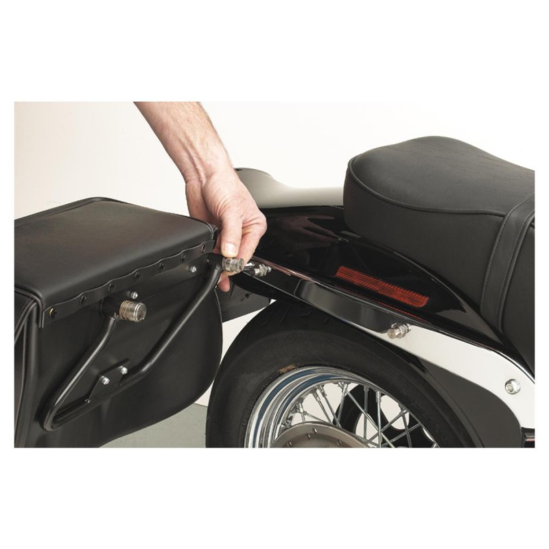 Bare Backs Bag Mounting Kit Evo Dyna, Evo FX Softail Stainless Steel