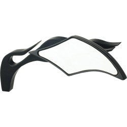 Diamond Flame Mirror Black