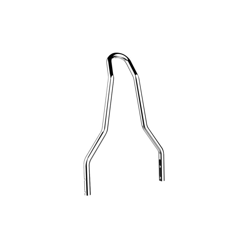 Round Sissy Bar Upright Width: 8,75", Height 13,93" Chrome