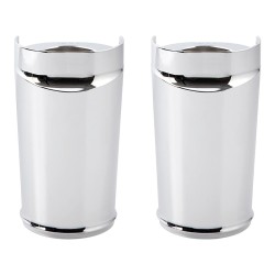 Fat Tire Billet Fork Boots Chrome