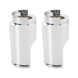 Fat Tire Billet Fork Boots Chrome