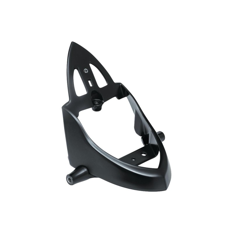 Custom Rear Turn Signal and License Plate Mount for Indian Black Satin