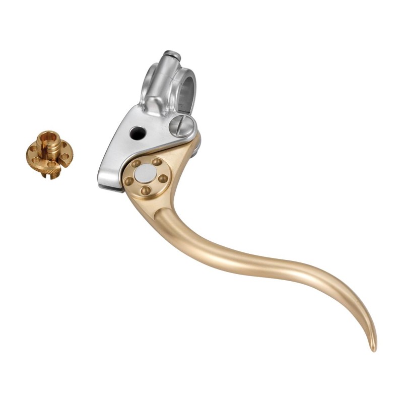 Deluxe Clutch Cable Perch Assembly Brass Satin Lever Aluminium Satin Cable Clutch