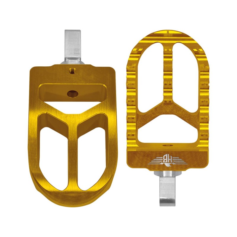 MX V2 Foot Pegs Gold Anodized