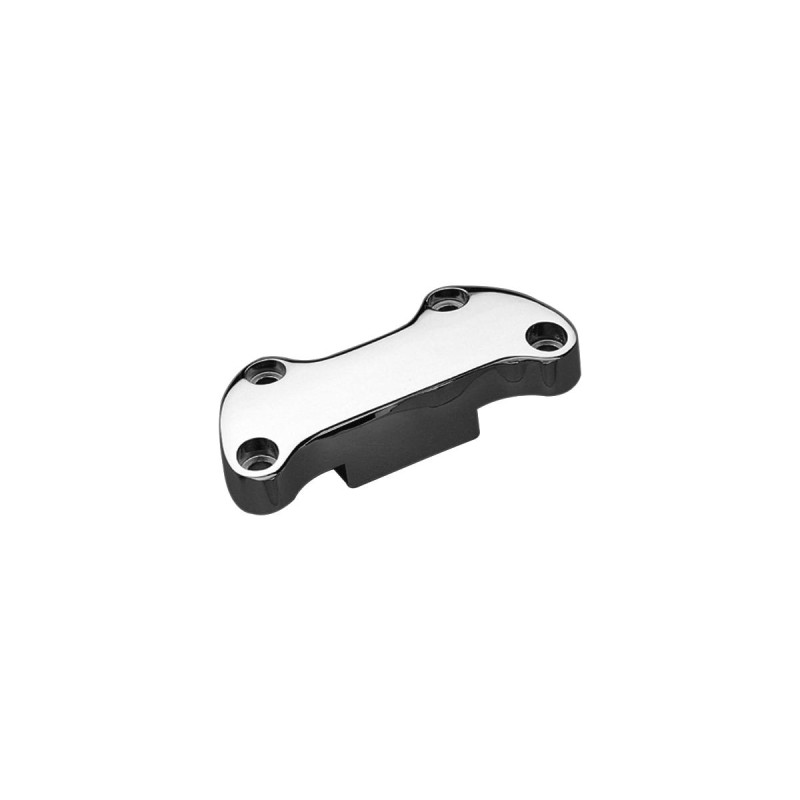 Plain Skirted Top Clamp Chrome 1"