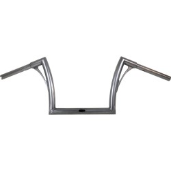 280 Flow Bar FAT Handlebar with 1 1/4" Clamp Diameter 3-Hole Raw 1 1/4" Throttle By Wire Throttle Cables