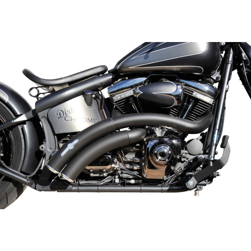 Hot Shot E3 Rainbow Down Under Exhaust System Black Coated