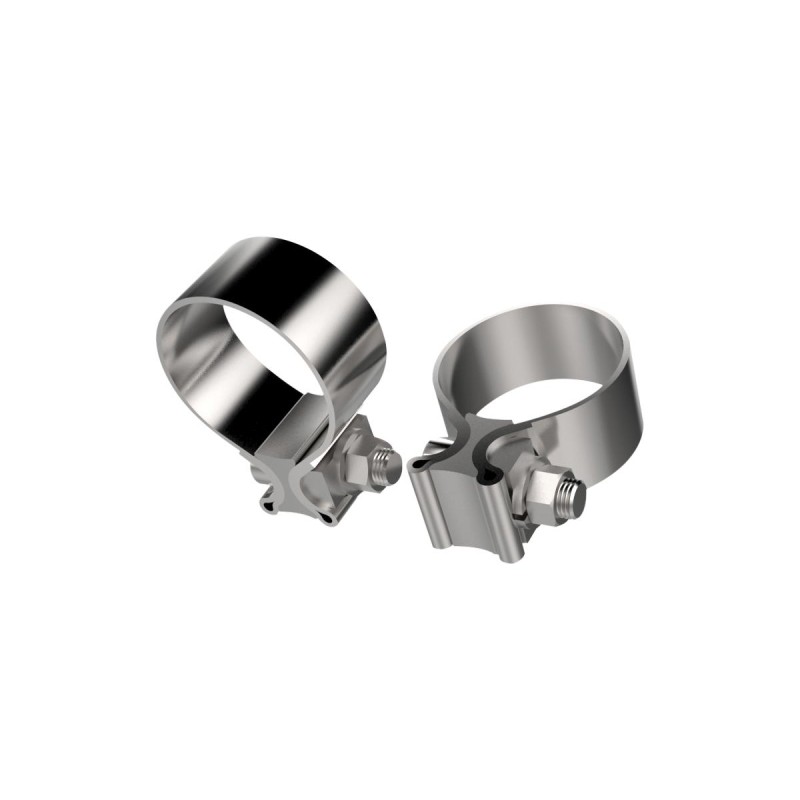 1 3/4" Muffler Clamps Stainless Steel