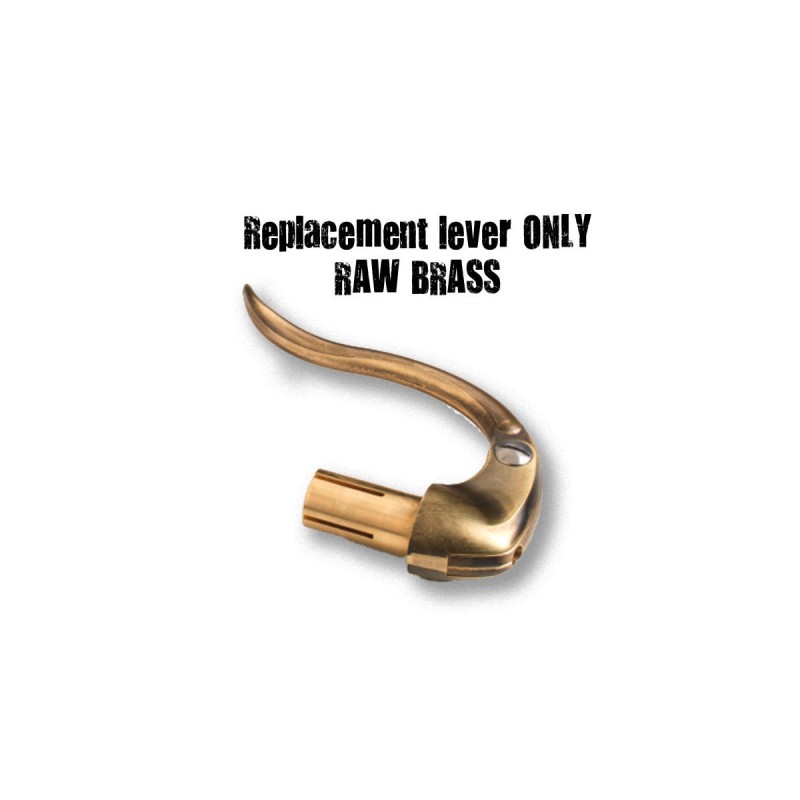 Retro Hand Control Replacement Lever Brass Raw