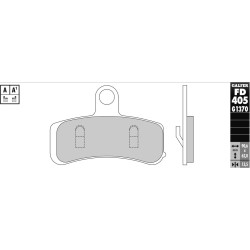 Sintered G1370/G1371 Brake Pad