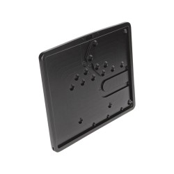 Inside License Plate Base Plate Austrian Size 200x170mm Black Satin