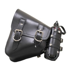 Left Side Bag with Fuel Bottle Black Left