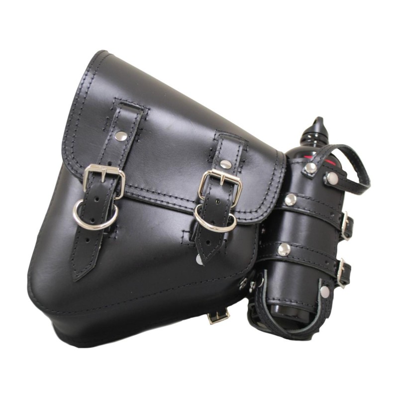 Left Side Bag with Fuel Bottle Black Left