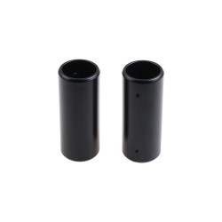 Upper Fork Cover Short Version, for OEM Front Turn Signal Position Gloss Black Powder Coated