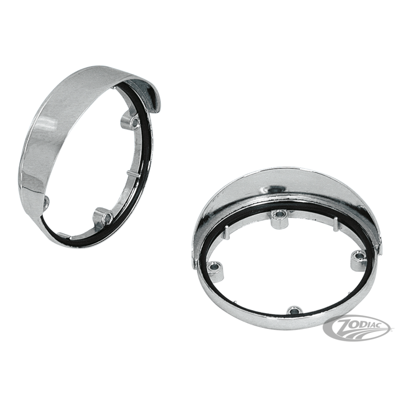 VISIERES POUR CLIGNOTANTS COULES CHROME