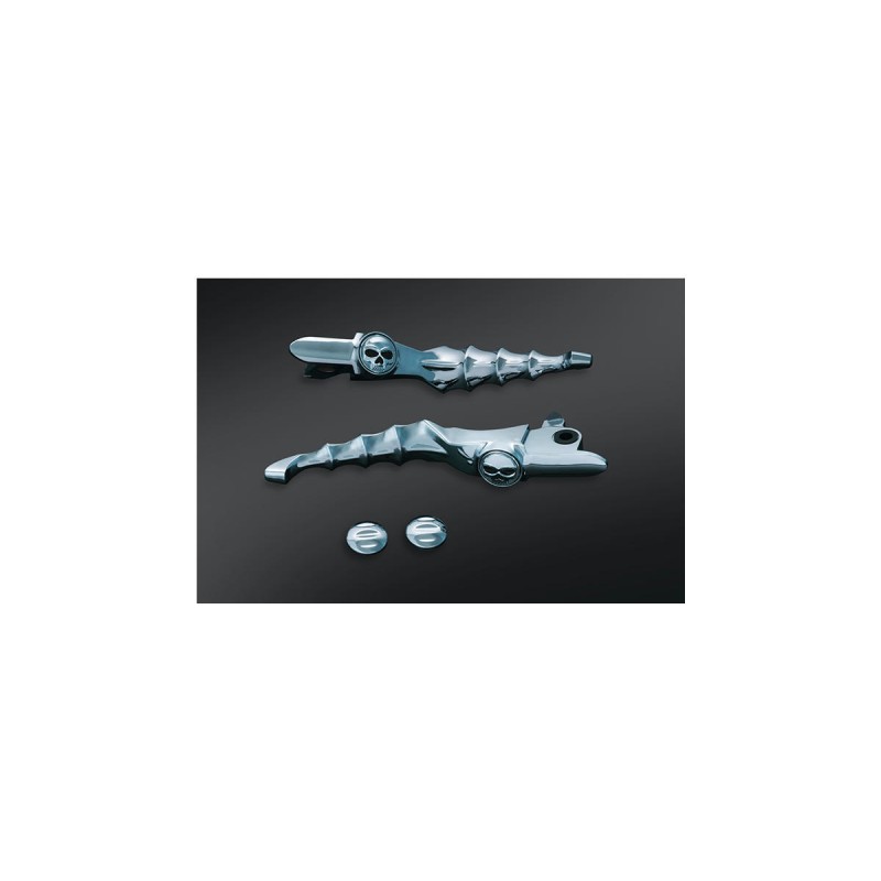 Zombie Hand Control Levers Chrome Hydraulic Clutch