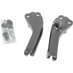 Black PASSENGER PEG MOUNTS DYNA 06UP Passenger Peg Mounts