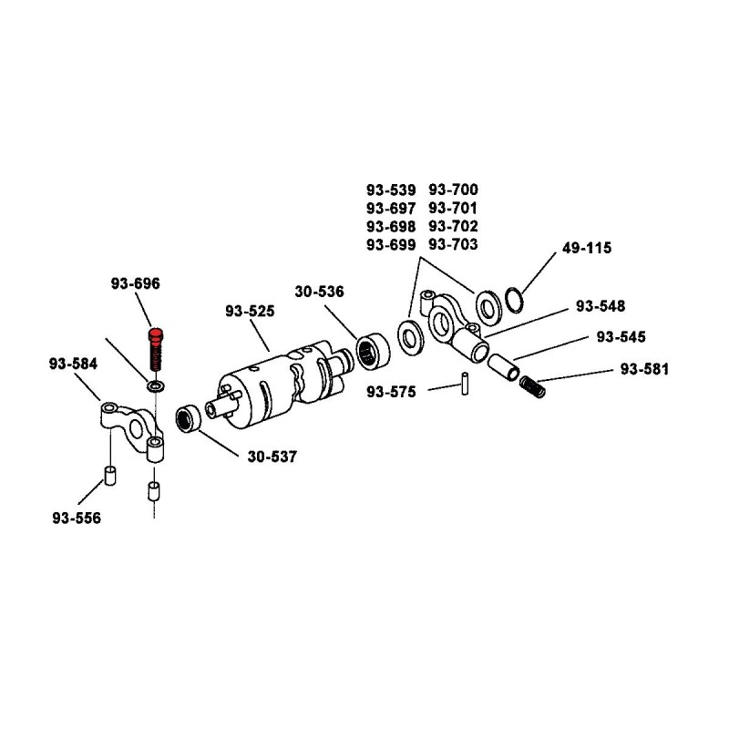 1/4"-20 x 1 1/4" Zinc Hex Screw