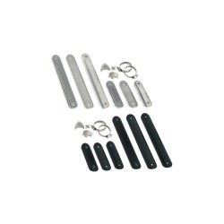 Fish Scale Exhaust Heat Shield Black