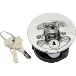 Vented Aircraft Style Replacement Gas Cap With Lock