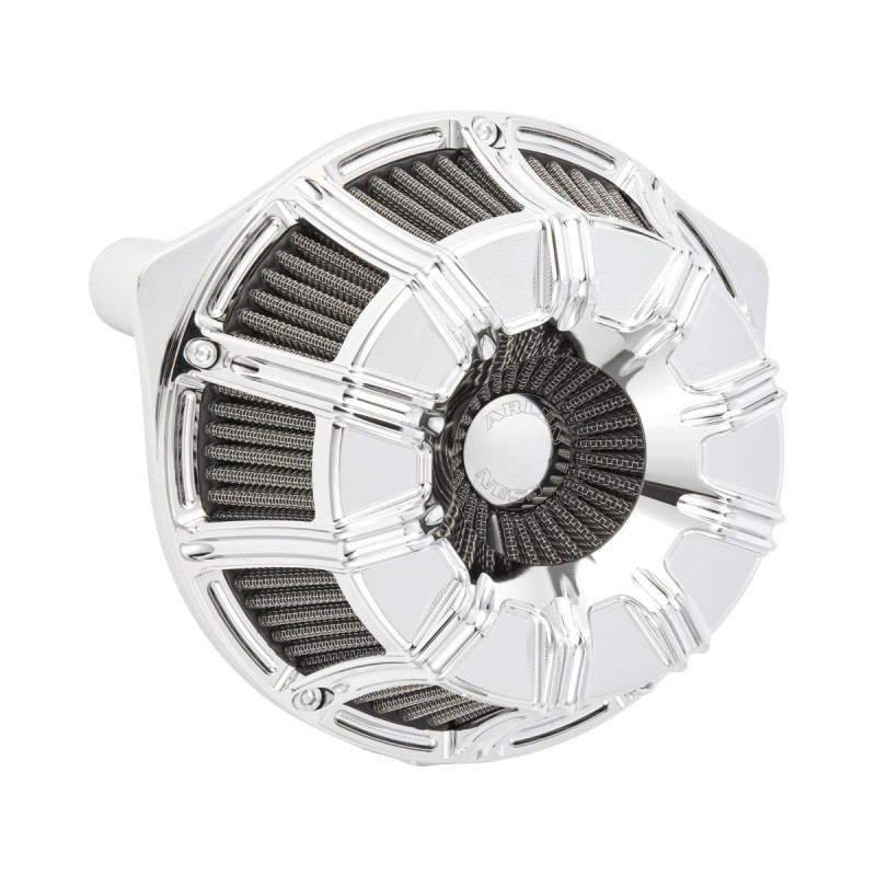 10-Gauge Inverted Series Air Cleaner Chrome