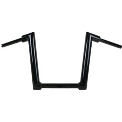 2" Str8UP Road Glide Handlebars Tall (380mm) Black Powder Coated Cable operated Throttle By Wire