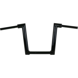 2" Str8UP Road Glide Handlebars Tall (380mm) Black Powder Coated Cable operated Throttle By Wire