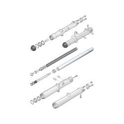 Washer Slider Cap Nut Big Twin Front Fork Parts OEM 5710