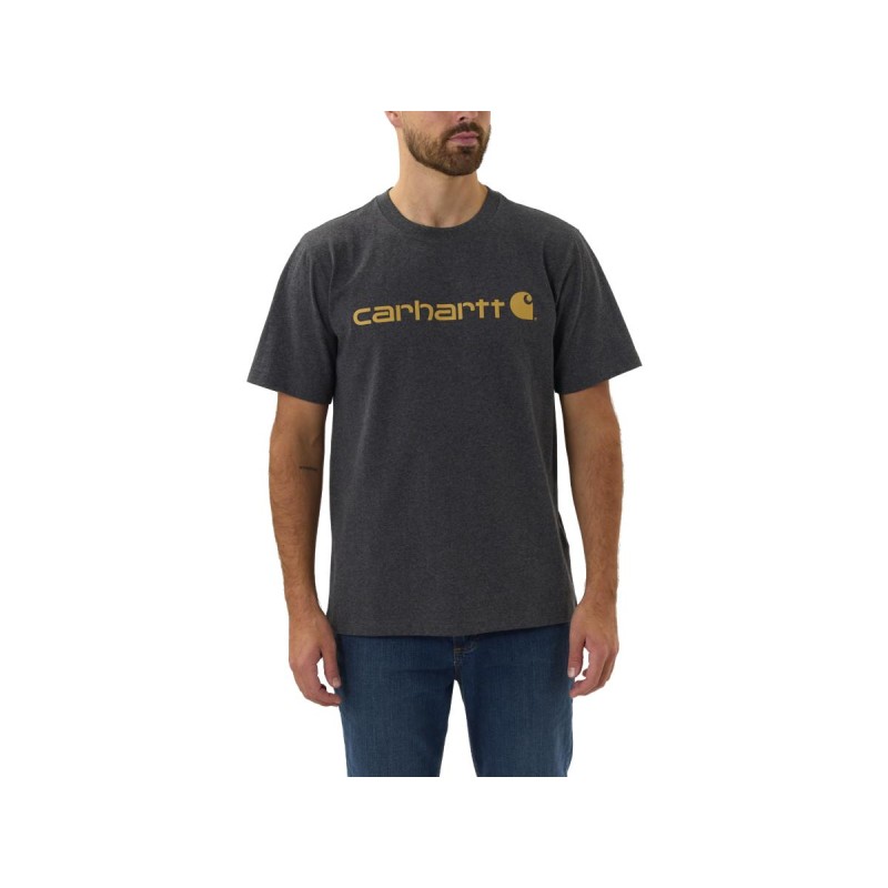 Relaxed Fit Heavyweight Short Sleeve Logo Graphic T-Shirt