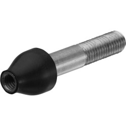 Micro 1000 and Micro Rhombus Flexible Rubber Adapter Length: 40 mm Black