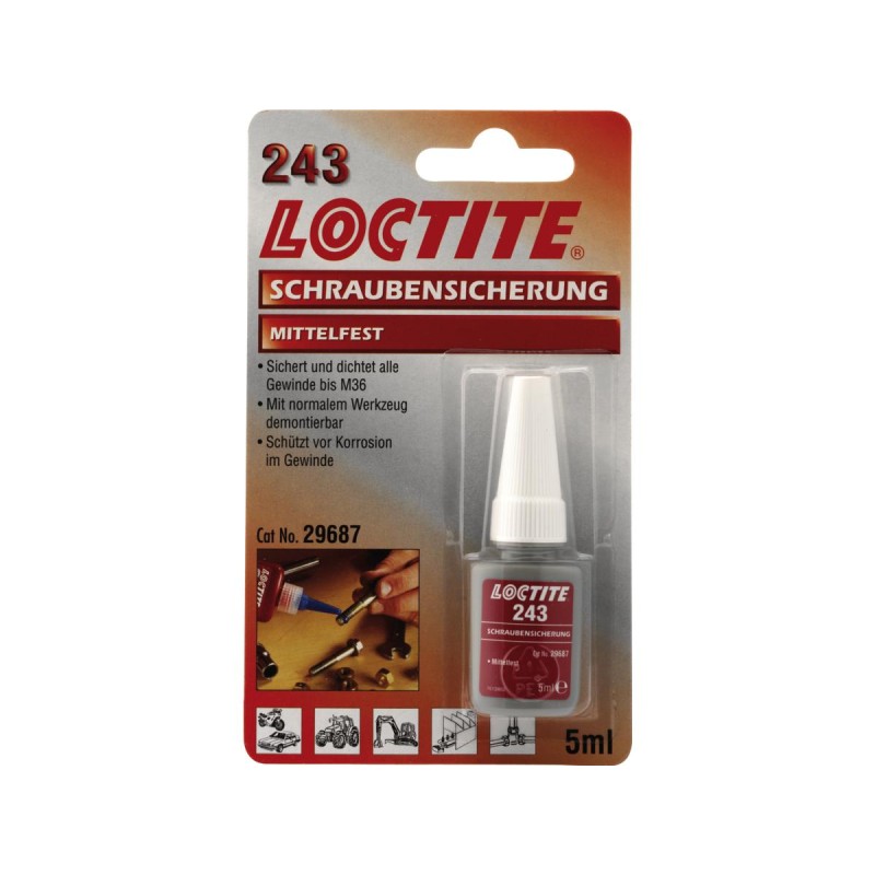 Loctite Threadlocker 243 Low Strenghts - 5ml