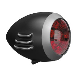 Unbreakable LED Taillight without Mounting Bracket Aluminum Bi-Color Satin Red LED