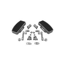 Adjustable Passenger Mini Floorboards Chrome