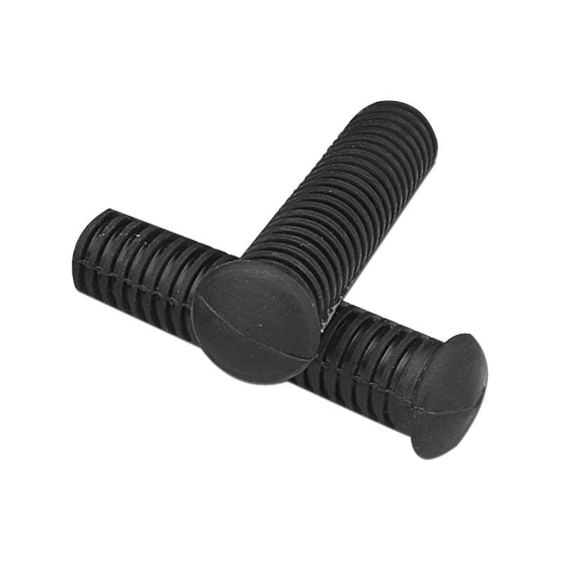 Extended Pegs Replacement Rubber Black