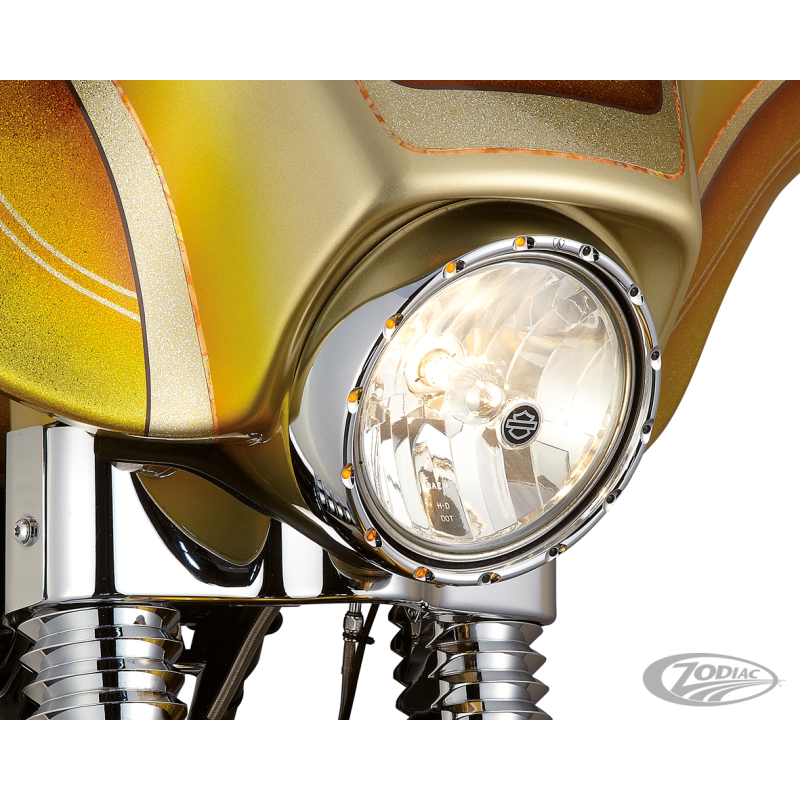 CARCLAGE DE PHARES 7'' LED ARLEN NESS FIRE-RING