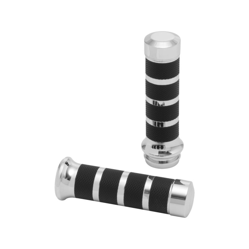 Febe Grips Aluminium Polished 1" Throttle By Wire