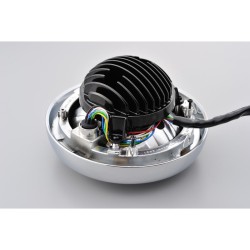 Neo Vintage 5,75" LED Scheinwerfereinsatz Chrome Clear Reflector LED LED